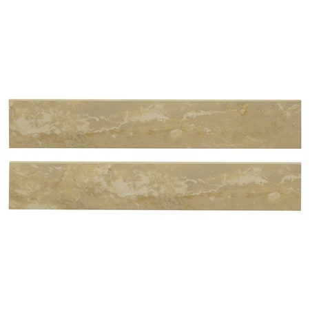 Msi Onyx Sand Bullnose 3 In. X 18 In. Porcelain Wall Tile, 25PK ZOR-PT-TR-0152